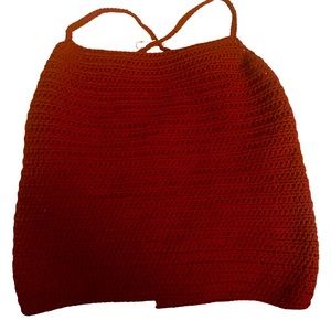 Yarn smooth, M-S size Red color ,Backless strapless